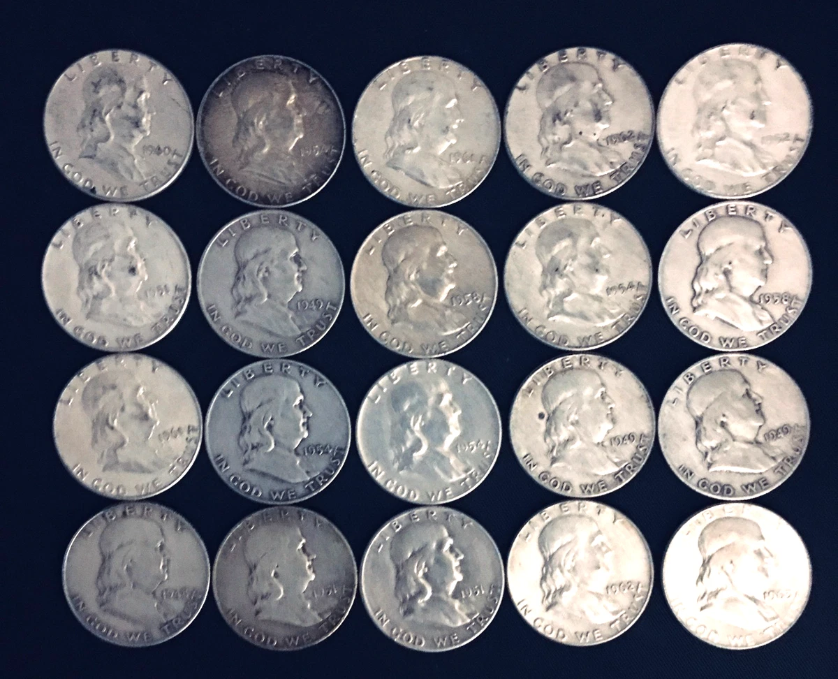 Franklin Half Dollar Roll for sale | eBay