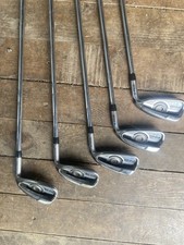 PING IRON SET BLUE DOT GOLF CLUBS RIGHT-HANDED REGULAR FLEX STEEL SHAFTS USED