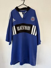 Vintage Bath Rugby Union 1999-2001 Adidas Home Shirt Jersey Blackthorn Size XL