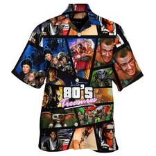 Retro 80s Movie Hawaiian Shirt