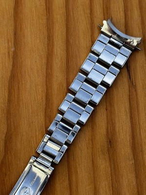 Vintage 1969 Rolex 19mm Watch Bracelet 7205 With 60 End Links | eBay