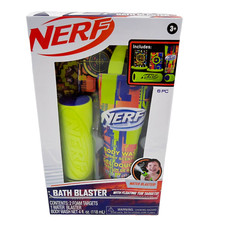 Nerf Bath Blaster With Floating Tub Targets 6 Piece Set Water Blaster 3 New
