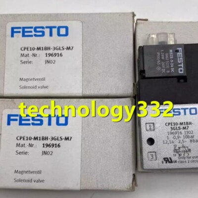 1PC NEW ESTO two-position three-way solenoid valve CPE10-M1BH-3GLS-M7 196916 #LM