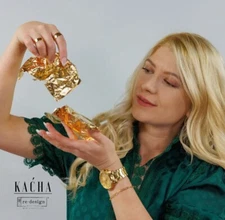 Gold Leaf Sheets - Redesign With Prima And Kacha Imitation Gold Leaf, 25 Sheets