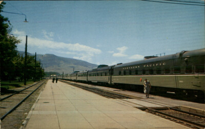 #ad NORTH COAST LIMITED Northern Pacific Train RR Railroad Washington Postcard $2.99