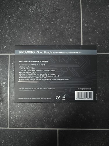 Proworx Cloud Dongle Für USB-Massenspeicher - Bild 2 von 3