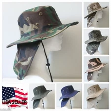 Bucket Booney Mesh Hat Hunting Fishing Army Military Hiking Camping Camouflage 