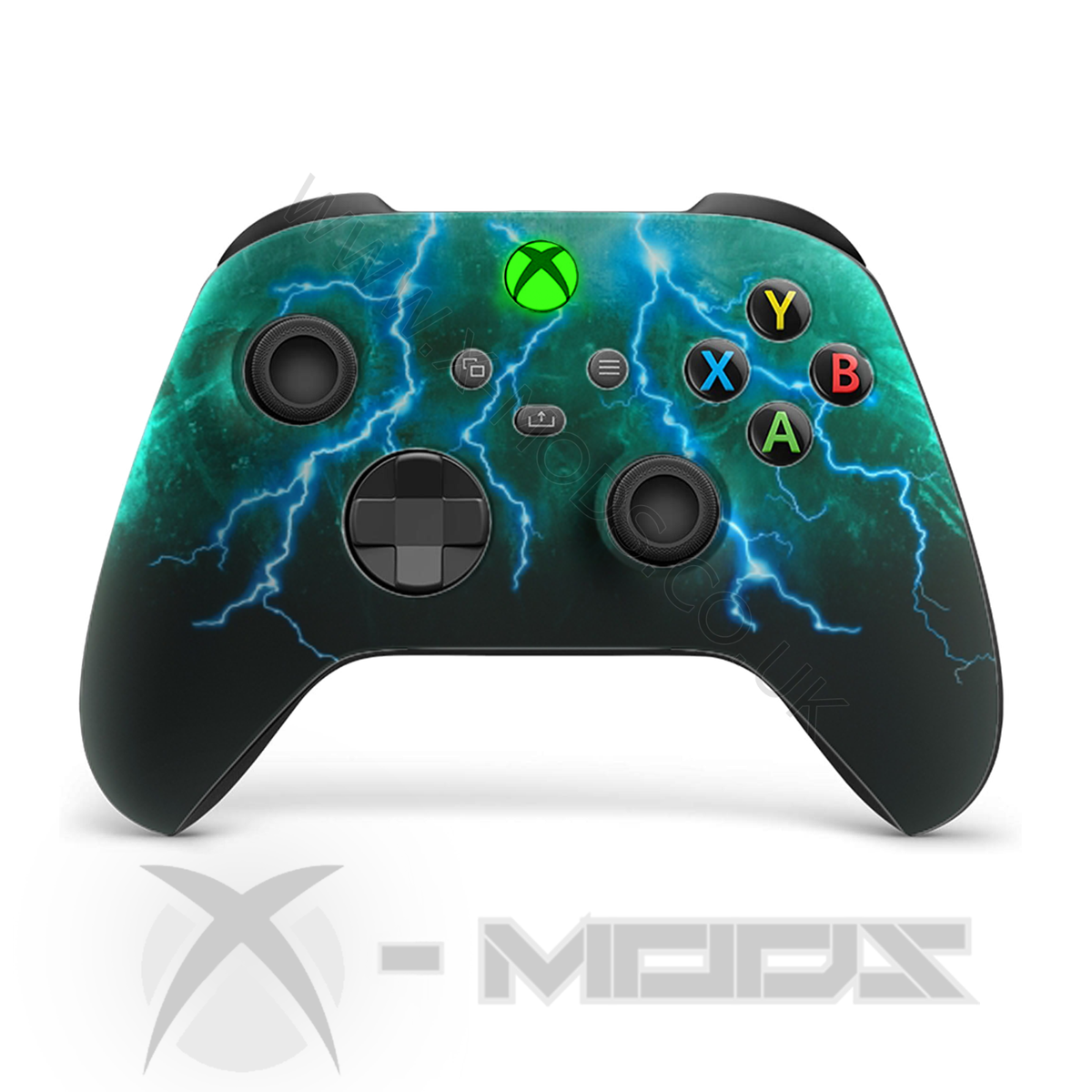 XBOX ONE SERIES CUSTOM CONTROLLER - GREEN STORM - SOFT TOUCH