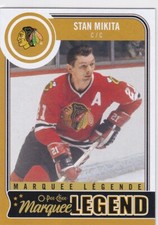 14/15 OPC..STAN MIKITA..MARQUEE LEGEND..CARD # 570..BLACKHAWK.. COMBINED SHIP