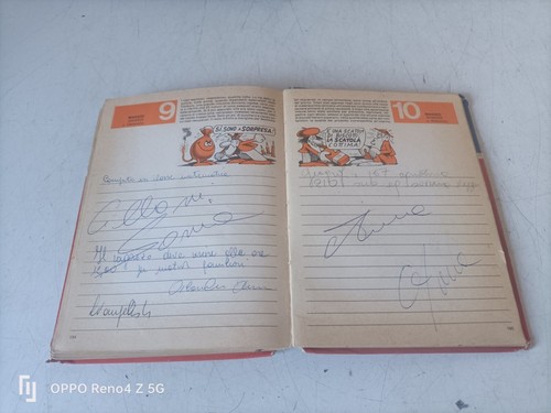 VECCHI DIARI DI SCUOLA SNOOPY/VITT/LINUS... VINTAGE DA COLLEZIONE - Picture 19 of 24