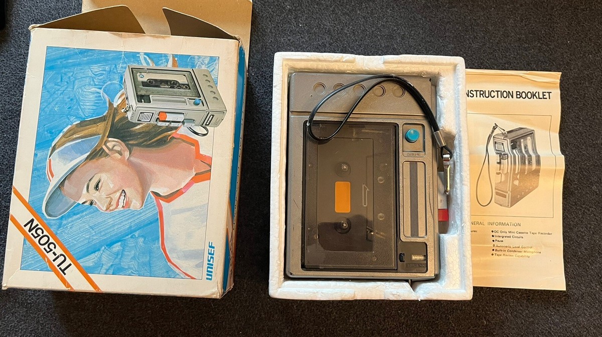 VTG Unisef TU-505N Walkman Personal Stereo Cassette Japan