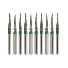 Dental Diamond Burs FG 856/016C Round End Taper Coarse Grit Green High Speed Bur