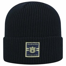 Auburn Tigers Beanie Cuffed Winter Knit Hat Cap Toque New With Tags