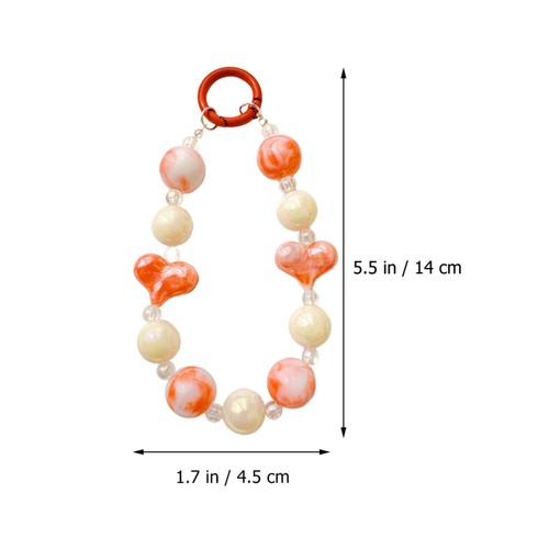 2 Pcs Liebe Kette Telefon Charms Schlüsselband Mit Telefonanhänger - 第 6/12 張圖片