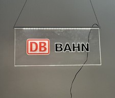 Beleuchtetes LED DB Deutsche Bahn Schild