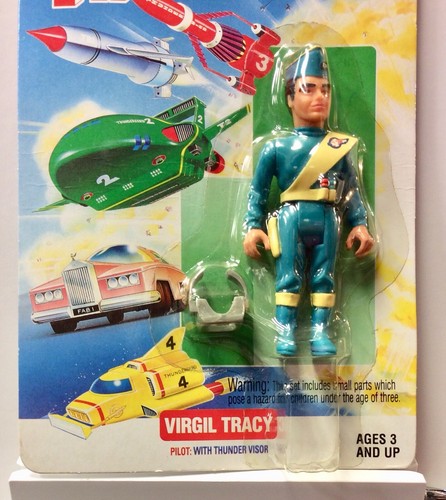 Matchbox Thunderbirds Virgil Tracy With Thunder Visor 1994 NO. 41750 Toy Figure - Picture 3 of 5