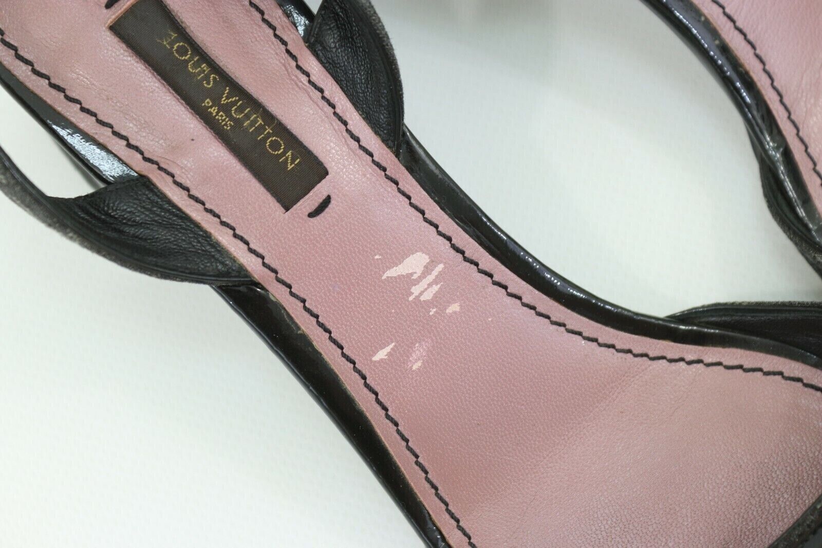 Louis Vuitton Monogram Denim Mule Indigo 37 1/2