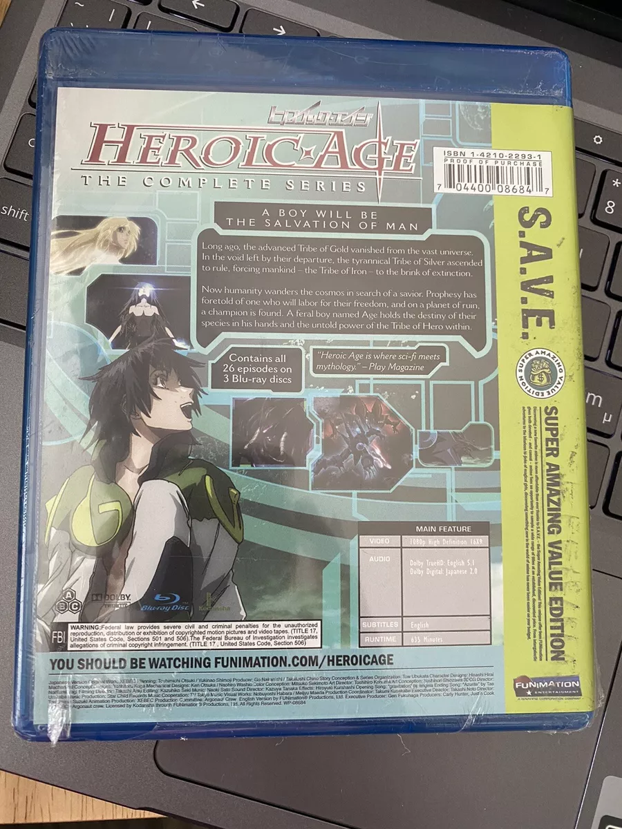 Anime Blu-ray Disc Heroic Age Blu-ray Box