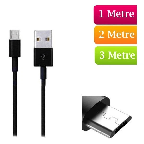 2M 3M Long Micro USB Data Sync Charger Cable Lead Fit For Samsung Android Phone - Image 3 of 4