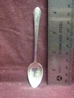 Sterling Towle LADY DIANA   DEMITASSE SPOON 4 1/4" 10 grams   Monogram    C