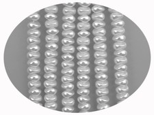 Czech Nugget Glass Pearls 7x9mm or 8x10mm Off White Imitation Pearl