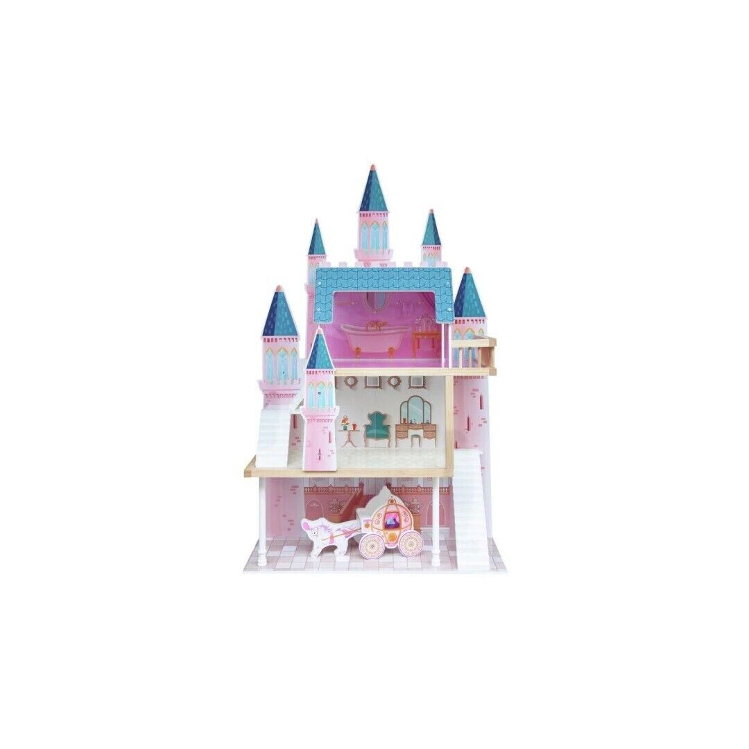Argos LOL Dolls House Fantasy Castle Carriage Wooden Play Set