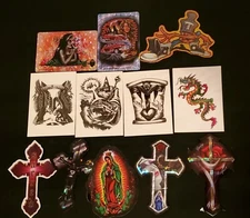 Gonzales Graphics Stickers & Tattoo's Vending Machine Various Mexican Stickers