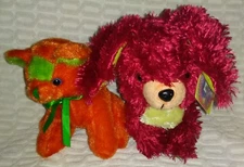 8"Puli International, Inc Cat And 8"K&K Sales Party Animals Dog Plush