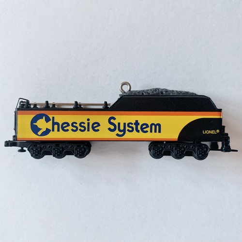 2 VTG Lionel Train Hallmark Christmas Ornaments Chessie System Engine 2001 2004 - Picture 3 of 12