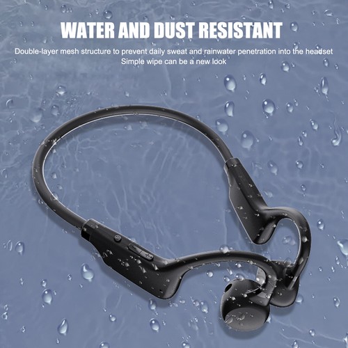 Bluetooth 5.3 Bone Conduction Headphones Wireless Outdoor Sport Headset Earbuds. - Photo 6 sur 8