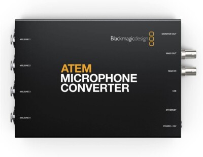 Blackmagic Design ATEM Microphone Converter (Open Box)