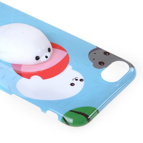TPU-Phone-Case-3D-Pinch-Soft-Silicone-Seals-Sea-lions-for-iPhone-6-6P-7-7P-JX