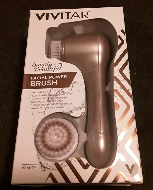 Electric Vivitar Simply Beautiful Facial Power Brush Waterproof