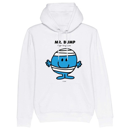 Mr Men Pullover Hoodie Mr. Bump Organic Cotton Long Sleeve Kids Top Hoody - Picture 13 of 13