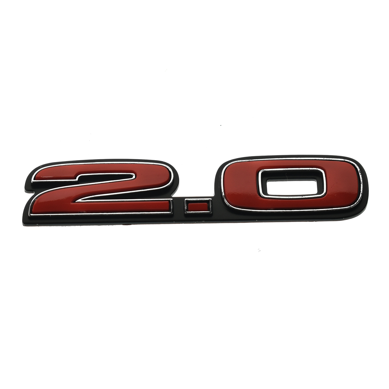 3D Number Emblem Car Trunk Rear Fender Badge Decals Sticker For 2.0 2 ...