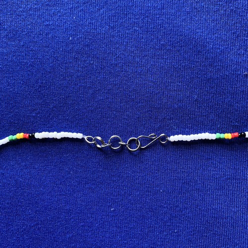 Rasta Necklace Glass Bead Handmade Jamaica Reggae Africa Beads Necklace 18-20" - Picture 41 of 49