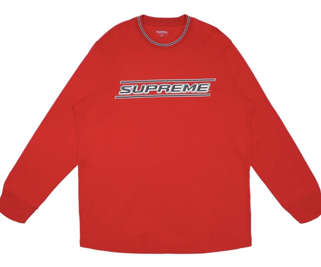 Supreme Bevel L/S Top Red Men Size Large NEW SS18 | eBay