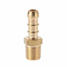 LPG FULHAM NOZZLE 1/4" MALE BSP THREAD X 10mm OD NIPPLE FOR 8mm BORE GAS PIPE