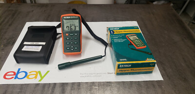 Extech EA20 Hygro-Thermometer, Working But will Need 6-AAA Batteries. Lot#681