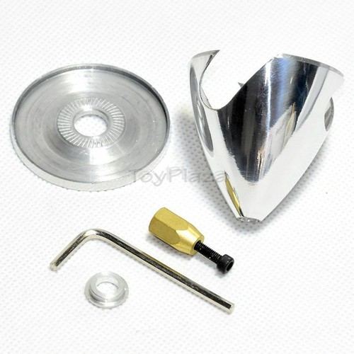 2.75in /70mm 3 Blades Alloy Spinner for 8mm shaft Nitro Glow Engine Model Plane - Picture 4 of 6
