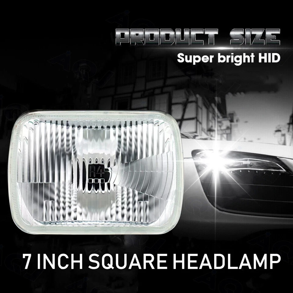 For International Harvester 9400i SBA 9200 SBA 7''x6" LED Headlight Hi/Lo Beam - Image 4 of 4