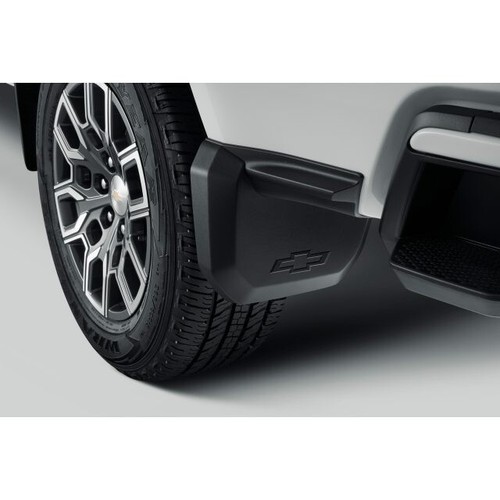 2023-2025 Chevrolet Colorado Front & Rear Molded Splash Guard Pkg Black OEM GM - Picture 2 of 4
