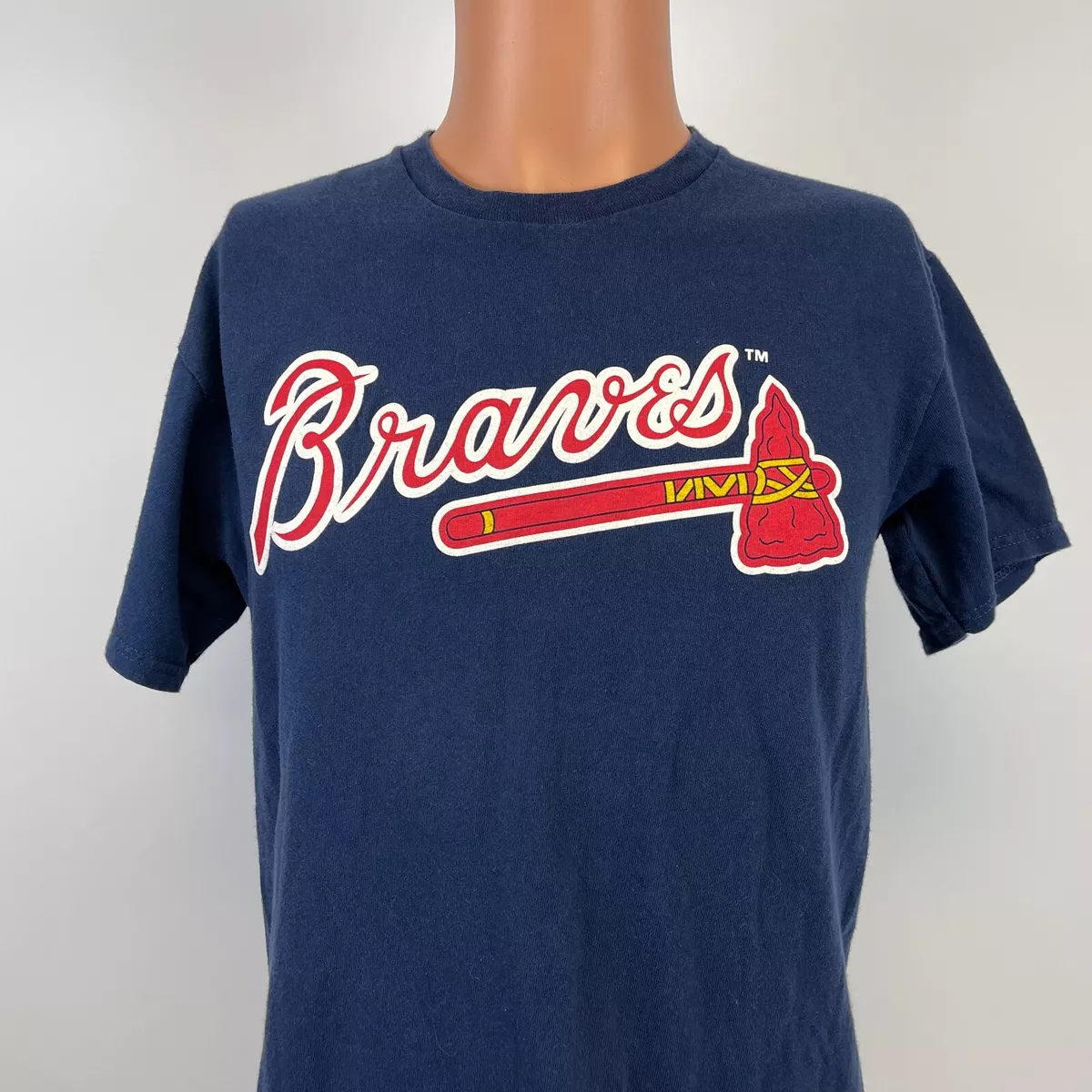 Atlanta Braves I Ran The Bases At Turner Field T Shirt 2015 MLB Baseball  Blue M