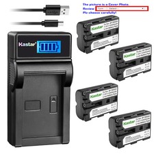 Kastar Battery LCD USB Charger for Sony NP-FM500H a850 DSLR-A850B DSLR-A850Q