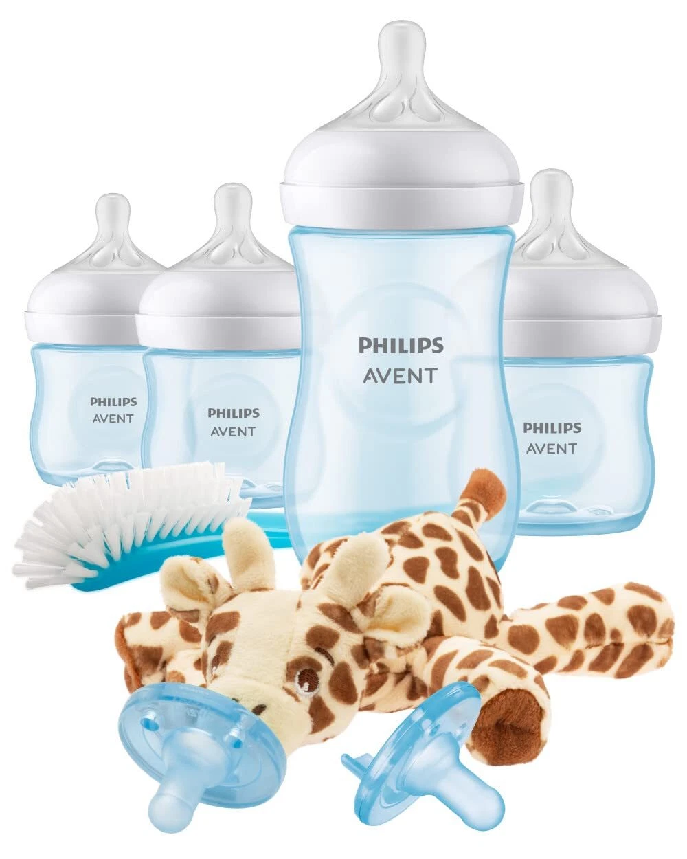 Philips Avent Blue Natural Baby Bottle Set with Pacifiers and Brush 12 Count
Opens in a new window o