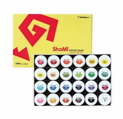 Shami Poster Color Set 24 Colors 20ml / Art & Craft Paint