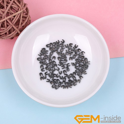 Natural Black Hematite Gemstone Assorted Shape Jewelry Making Beads No Magnetic - Picture 468 of 548