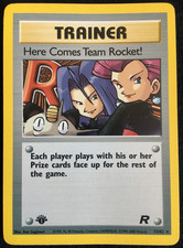 1st Edition Here Comes Team Rocket! 15/82 Holo RARE - Box shipping, LP on eBay
