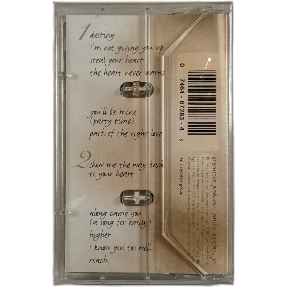 Gloria Estefan – Destiny Cassette Sealed 1996 Latin Pop Hits Reach Party Time - Image 3 of 4