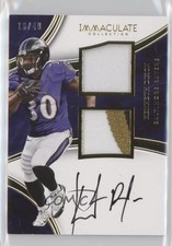 2016 Panini Immaculate Signature Rookie 16/49 Kenneth Dixon #KDI Patch Auto 0c6
